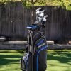 Precise Naturals M3 Men's 14 Piece Complete Right Hand Golf Club Package Set - 2 Colors and 3 Sizes Available
