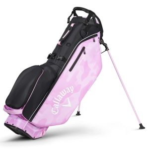 Callaway Fairway C Golf Club Stand Bag, Black and Pink Camo
